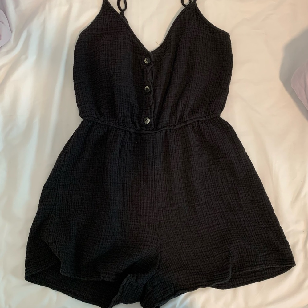 Zara Black Lightweight Women’s Medium Romper